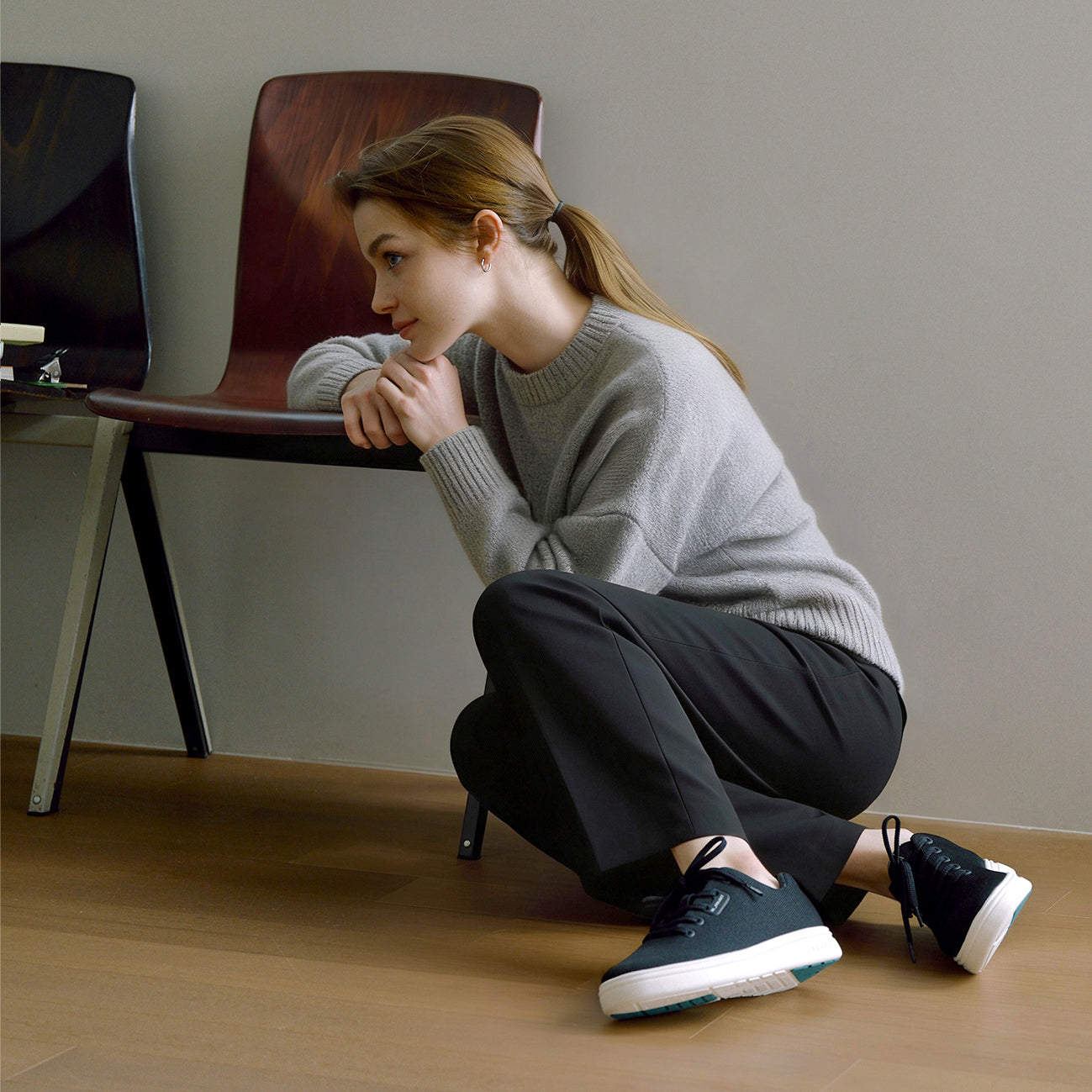 【ルムトン フォレスト】履き心地のよい 軽い メリノウール スニーカー