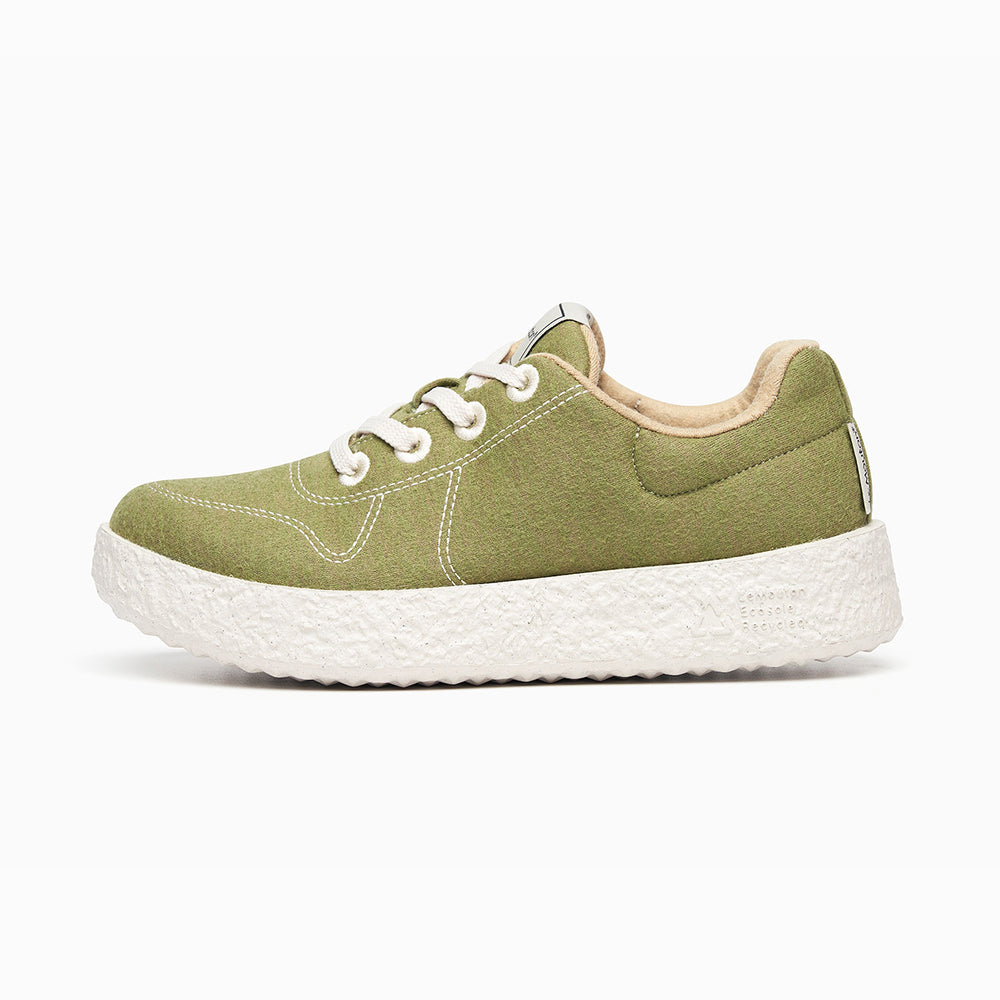 ルムトン メイト OLIVE GREEN / 疲れない 軽い メリノウール 靴