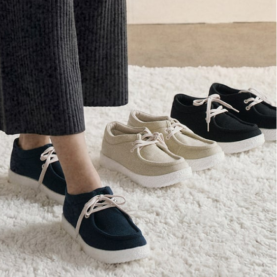 【ルムトン ワラビー】履き心地のよい 軽い メリノウール スニーカー