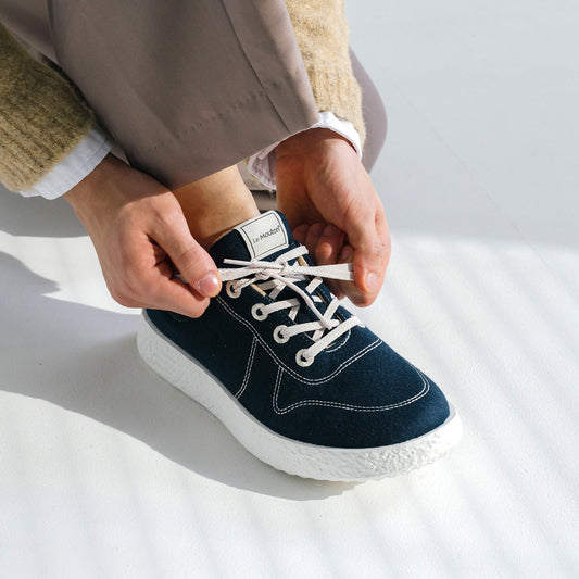 【ルムトン メイト】履き心地のよい 軽い メリノウール スニーカー