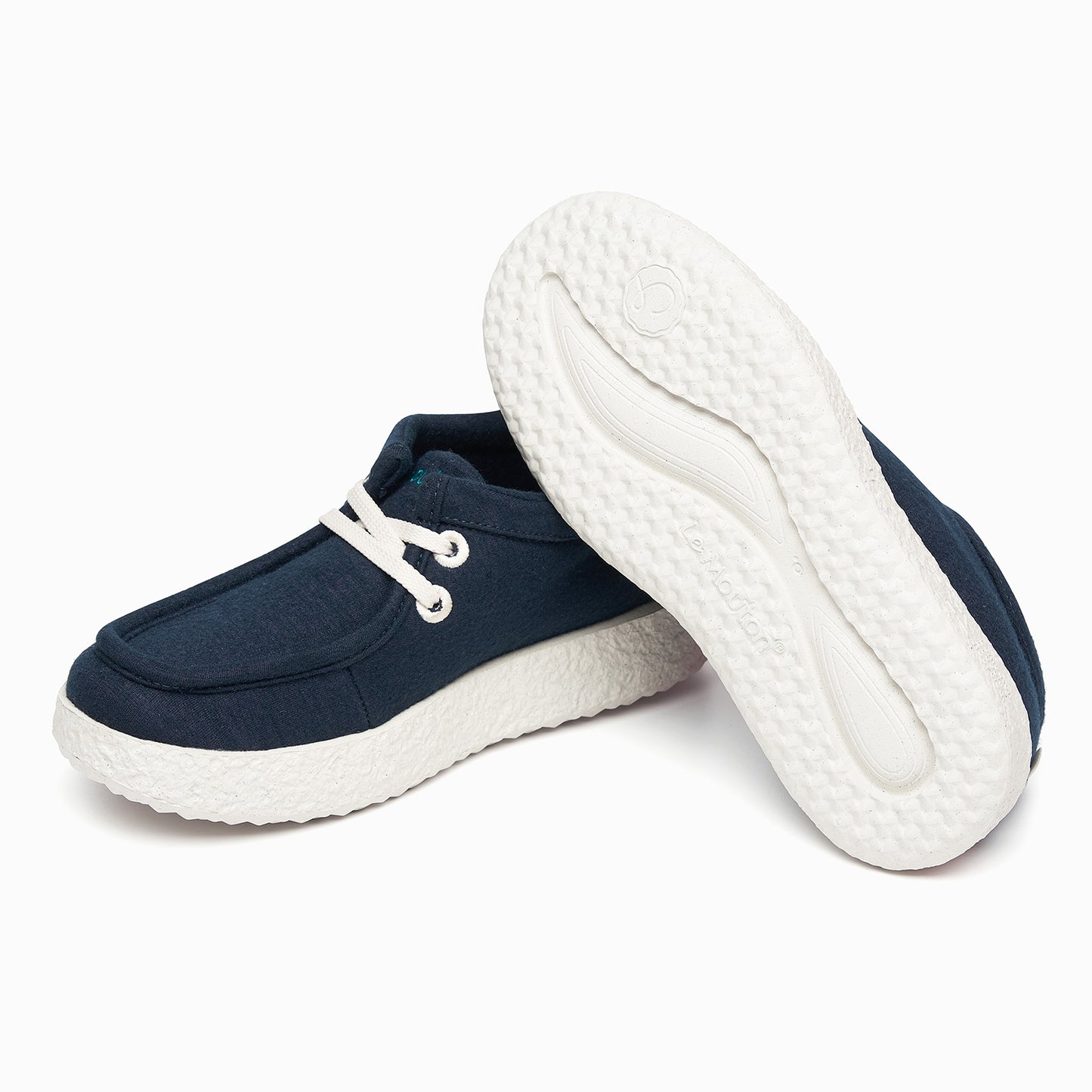 【ルムトン ワラビー DARK NAVY】履き心地のよい 軽い メリノウール スニーカー